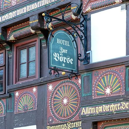 Altstadthotel Zur Boerse ゴスラー エクステリア 写真