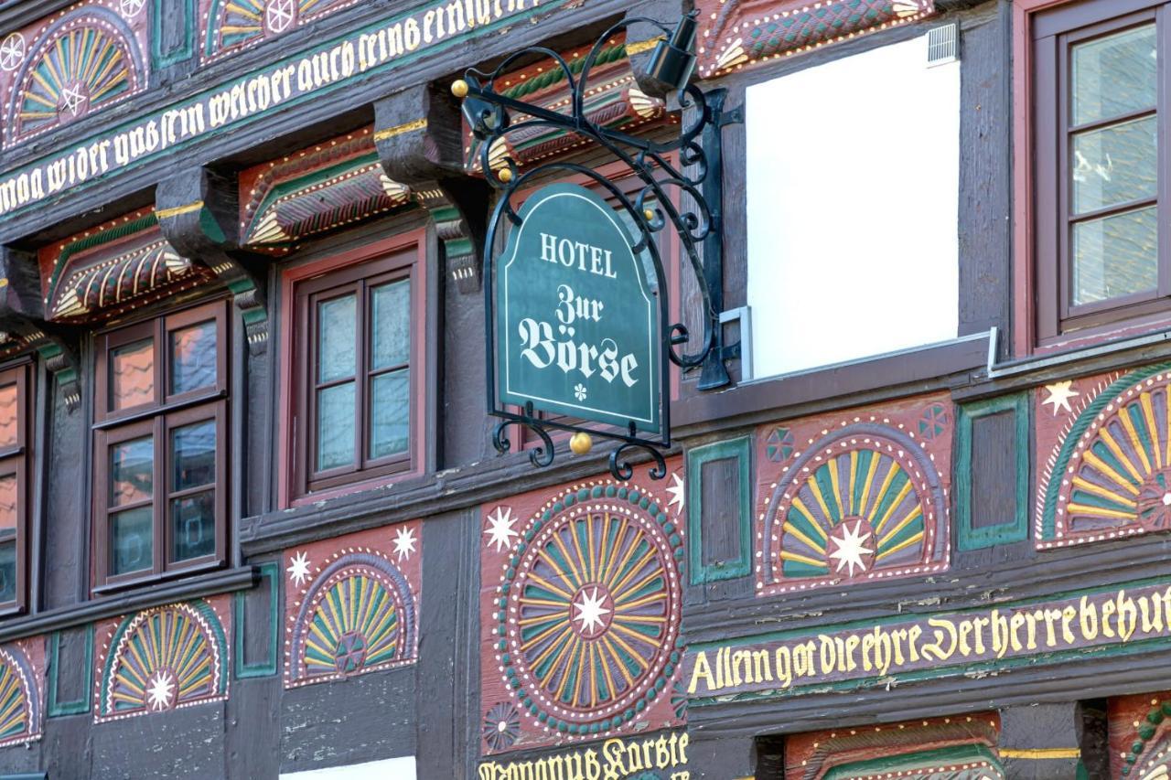 Altstadthotel Zur Boerse ゴスラー エクステリア 写真